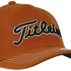 CaddiesShack Titleist NCAA Fitted Stretch Fit Golf Hat -Golf Clubs Shop Texas Stretch Fit