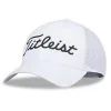 Hireko Titleist Featherweight Golf Hat - White/Black -Golf Clubs Shop TitleistFeatherlightHatWhiteBlack