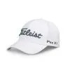 Hireko Titleist Golf Tour Elite Fitted Hat - White/Charcoal -Golf Clubs Shop TitleistTourEliteFittedCapWhiteCharcoal