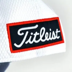 Hireko Titleist Golf Tour Elite Fitted Hat - White/Charcoal -Golf Clubs Shop TitleistTourEliteFittedCapWhiteCharcoal 3