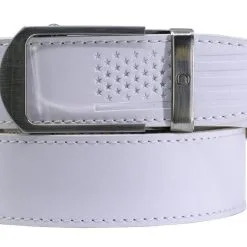 Nexbelt Heritage USA Collection -Golf Clubs Shop USAHeritageEmbossedWhitePCH6243