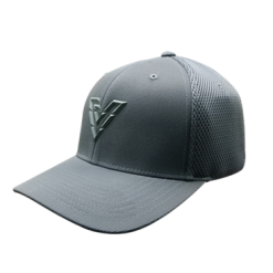 Volvik Golf VBM V Logo FlexFit Hat -Golf Clubs Shop V Logo FlexFit Grey 1