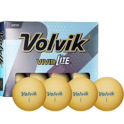 Volvik Vivid Lite Matte Finish Golf Balls - Sale! 11 Volvik Vivid Lite Matte Finish Golf Balls - Sale! -Golf Clubs Shop Vivid Lite Orange