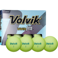 Volvik Vivid Lite Matte Finish Golf Balls - Sale! 13 Volvik Vivid Lite Matte Finish Golf Balls - Sale! -Golf Clubs Shop Vivid Lite Yellow