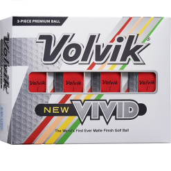 Volvik Vivid Matte Finish Golf Balls - Dozen -Golf Clubs Shop Vivid R