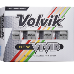 Volvik Vivid Matte Finish Golf Balls - Dozen -Golf Clubs Shop Vivid W