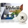 CaddiesShack Custom Jolly Rogers Skull & Crossbones Volvik Vivid Matte Golf Balls -Golf Clubs Shop Vivid White Box