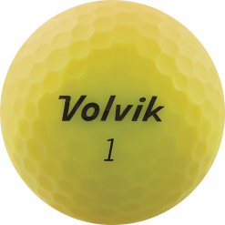 Volvik Vivid Matte Finish Golf Balls - Dozen -Golf Clubs Shop Vivid Yellow