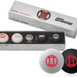Volvik Marvel Limited Edition Marvel Golf Ball Gift Packs -Golf Clubs Shop Volvik Vivid Marvel Black Widow Gift Pack
