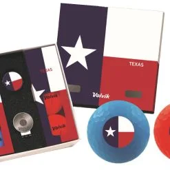 Volvik Golf Special Edition State & City Gift Packs -Golf Clubs Shop Volvik Vivid Texas State Balls
