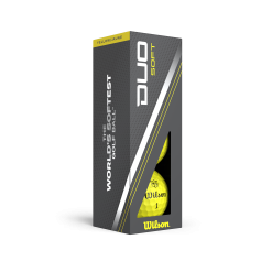 Wilson Staff Duo Soft 2.5 Golf Balls -Golf Clubs Shop WG2006102 6 Duo Soft Yellow Ball 3Ball Sleeve