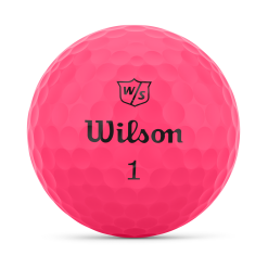 Wilson Staff Duo Soft 2.5 Golf Balls -Golf Clubs Shop WG2006105 3 Duo Soft BallStamp Pink