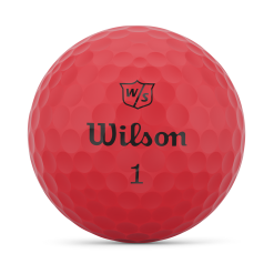 Wilson Staff Duo Soft 2.5 Golf Balls -Golf Clubs Shop WG2006126 3 Duo Soft BallStamp Red