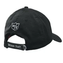 Wilson Staff Relaxed Golf Cap - Assorted Colors -Golf Clubs Shop WGH5900BL WS Tour Relaxed Cap Black Back