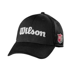 Wilson Staff Tour Mesh Golf Hats -Golf Clubs Shop WGH6100BL 0 WS Wilson Tour Mesh Black Front.png.cq5dam.web .1200.1200