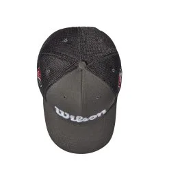 Wilson Staff Tour Mesh Golf Hats -Golf Clubs Shop WGH6100GY 3 WS Wilson Tour Mesh Grey Top.png.cq5dam.web .1200.1200