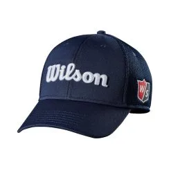 Wilson Staff Tour Mesh Golf Hats -Golf Clubs Shop WGH6100NA 0 WS Wilson Tour Mesh Navy Front.png.cq5dam.web .1200.1200