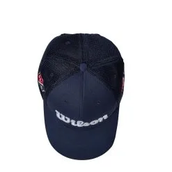 Wilson Staff Tour Mesh Golf Hats -Golf Clubs Shop WGH6100NA 3 WS Wilson Tour Mesh Navy Top.png.cq5dam.web .1200.1200