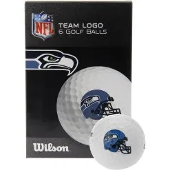 Wilson NFL Team Branded Golf Balls -Golf Clubs Shop WGWP166L SEA1