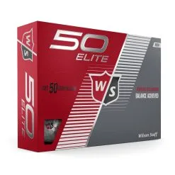 Wilson Staff 50 Elite Golf Balls 28 Wilson Staff 50 Elite Golf Balls -Golf Clubs Shop WGWP17900 2019 50 Elite White Right Hero