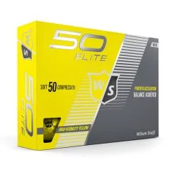 Wilson Staff 50 Elite Golf Balls 30 Wilson Staff 50 Elite Golf Balls -Golf Clubs Shop WGWP17910 2019 50 Elite Yellow Right Hero