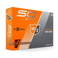 Wilson Staff 50 Elite Golf Balls 32 Wilson Staff 50 Elite Golf Balls -Golf Clubs Shop WGWP17920 2019 50 Elite Orange Right Hero