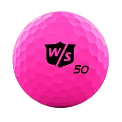 Wilson Staff 50 Elite Golf Balls 35 Wilson Staff 50 Elite Golf Balls -Golf Clubs Shop WGWP17930 2019 50 Elite Pink BallStamp