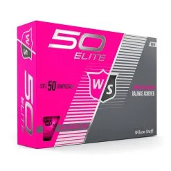 Wilson Staff 50 Elite Golf Balls 34 Wilson Staff 50 Elite Golf Balls -Golf Clubs Shop WGWP17930 2019 50 Elite Pink Right Hero