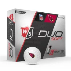 Wilson Staff Duo Soft NFL Team Licensed Golf Balls -Golf Clubs Shop WGWP400AZ WS DUO Soft 12BALL WH NFL Arizona Vert wBall Hotlist V2