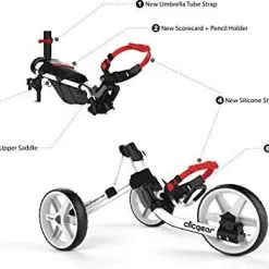 Proactive Clicgear Golf 3-Wheel Push Cart Model 4.0 29 Proactive Clicgear Golf 3-Wheel Push Cart Model 4.0 -Golf Clubs Shop White 2