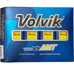 Volvik 2020 Vivid XT AMT Matte Finished Golf Balls -Golf Clubs Shop XT AMT Yellow