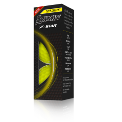 Cleveland Golf Srixon Z-Star Tour Golf Balls -Golf Clubs Shop Z STAR8 Sleeve TourYellow reflection
