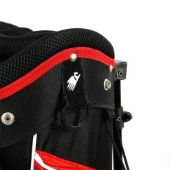 Hireko Affinity ZLS Stand Golf Bag Black/Red -Golf Clubs Shop a08824 feature glove hangtag