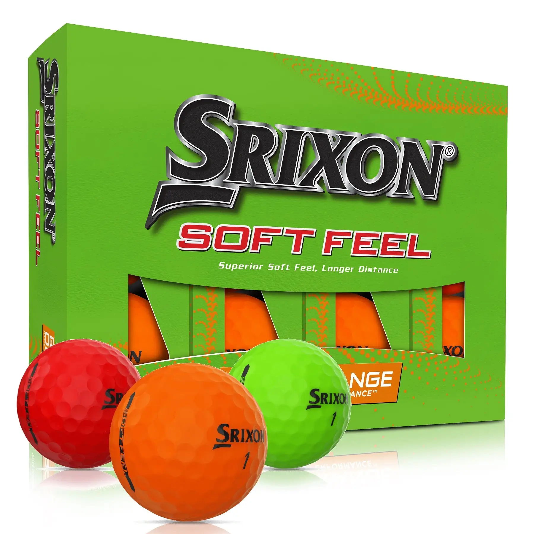 Cleveland Golf Srixon Soft Feel Brite Matte Color Golf Balls 3 Cleveland Golf Srixon Soft Feel Brite Matte Color Golf Balls