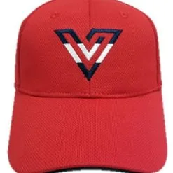 Volvik Hat Golf Structured Logo Hat / Cap -Golf Clubs Shop red 0