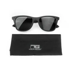 Hireko Tour Gear Polarized Sunglasses - Matte Black -Golf Clubs Shop tg120552 polarized sunglasses wipe cloth 2