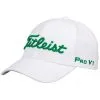 Hireko Titleist Golf Tour Elite Fitted Hat - White/Kelly Green -Golf Clubs Shop titleist tourelite white kelly 2