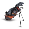 "US Kids UL51-s 5 Club Stand Set, Grey/Orange Bag"